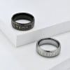 Bague tungstene runes vikings personnalisable