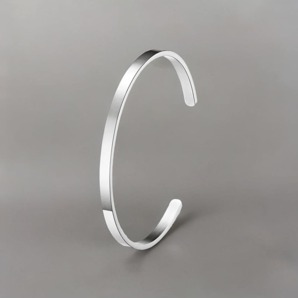 Bracelet jonc acier personnalisable