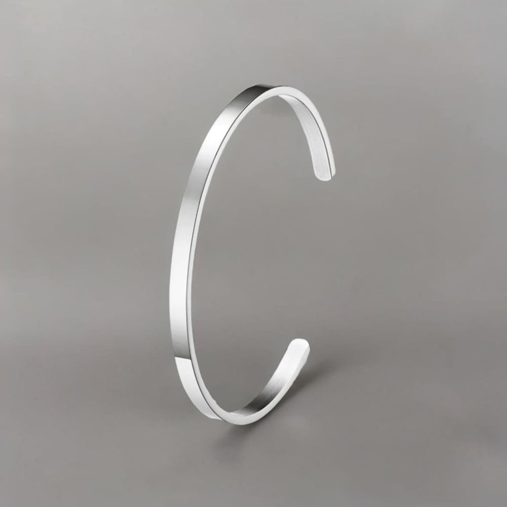 Bracelet jonc acier personnalisable