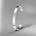 Bracelet jonc acier personnalisable