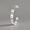 Bracciale rigido in acciaio personalizzabile con rune vichinghe
