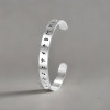 Bracelet jonc acier personnalisable runes viking