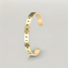 Bracelet jonc acier personnalisable runes viking