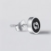Boucles d'oreilles acier Signes du zodiaque Gémeaux