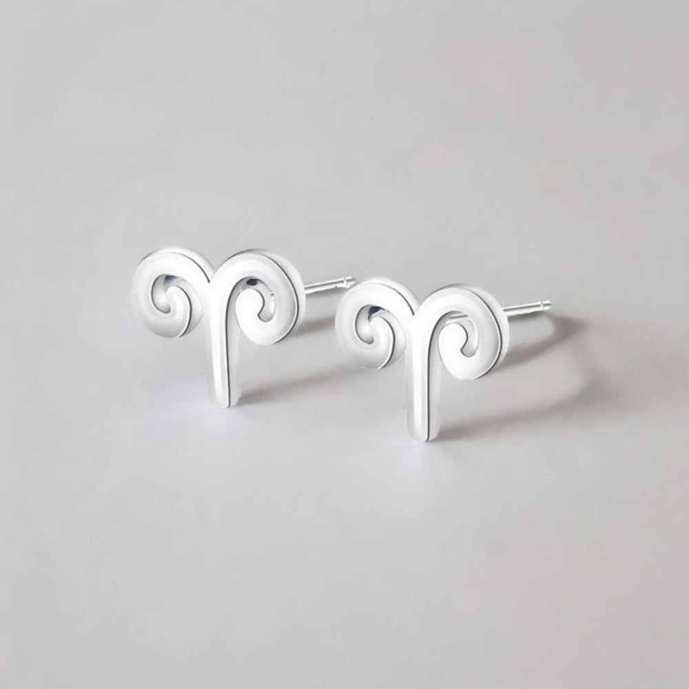 Boucles d'oreilles argent 925 Signes du zodiaque Taureau