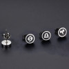 Boucles d'oreilles acier Signes du zodiaque Vierge