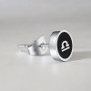 Boucles d'oreilles acier Signes du zodiaque Vierge