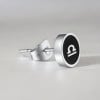 Boucles d'oreilles acier Signes du zodiaque Vierge
