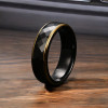 Bague céramique multi-facettée