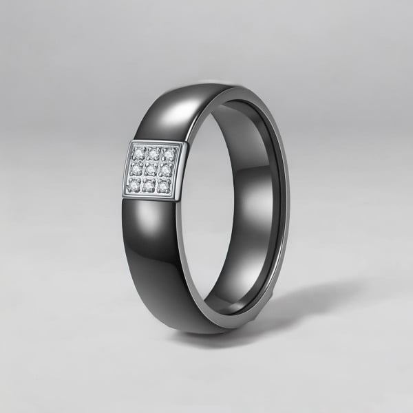 Zircons dome ceramic ring