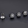 Boucles d'oreilles acier Signes du zodiaque Vierge