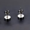 Boucles d'oreilles acier Signes du zodiaque Vierge