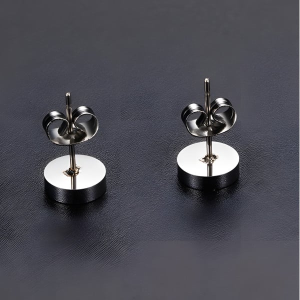 Boucles d'oreilles acier Signes du zodiaque Verseau