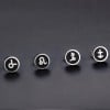 Boucles d'oreilles acier Signes du zodiaque Verseau