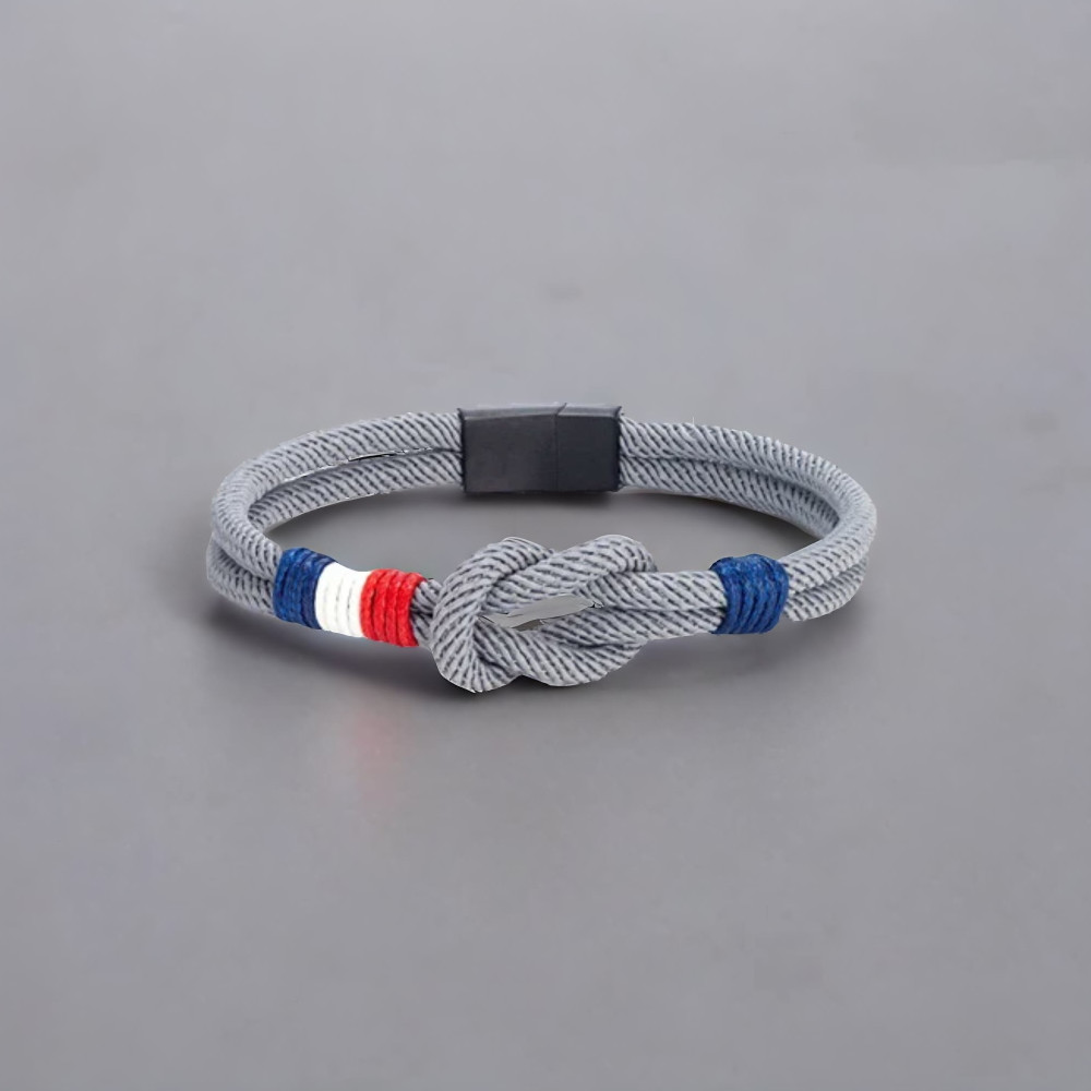 Bracelet corde millet noeud marin
