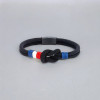 Noir Bracelet corde millet noeud marin