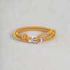 Marron Bracelet corde millet fermoir acier