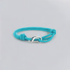 Vert Bracelet corde millet fermoir acier