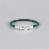 Bracelet corde millet fermoir manille marin acier