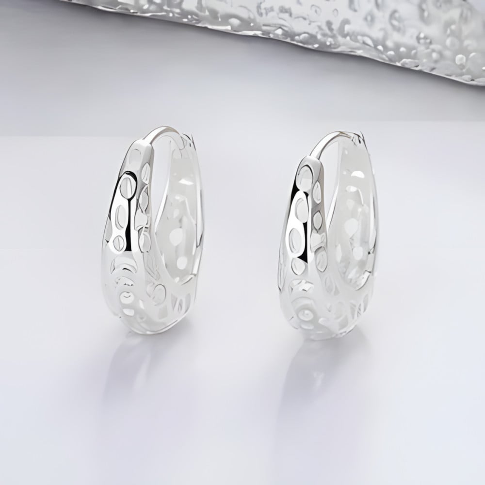Boucles d'oreilles créoles celtique