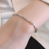 Bracelet argent maillons os