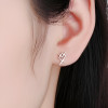 Boucles d'oreilles clous argent étoile