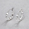 Boucles d'oreille argent creoles tubes