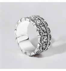 Bague celtique argent ouverte