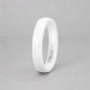 Anillo de mujer personalizado, anillo de cerámica negro facetado