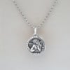 Pendentif argent homme femme plaque medaillon ange gardien
