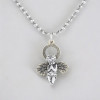 Pendentif argent homme femme ange gardien