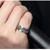 Men's Stainless Steel Chain Spinner Custom Engraving Band Ring