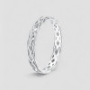 Bague argent tressé celtique (Dupliqué)