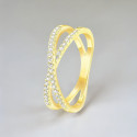 Bague argent infini zircons
