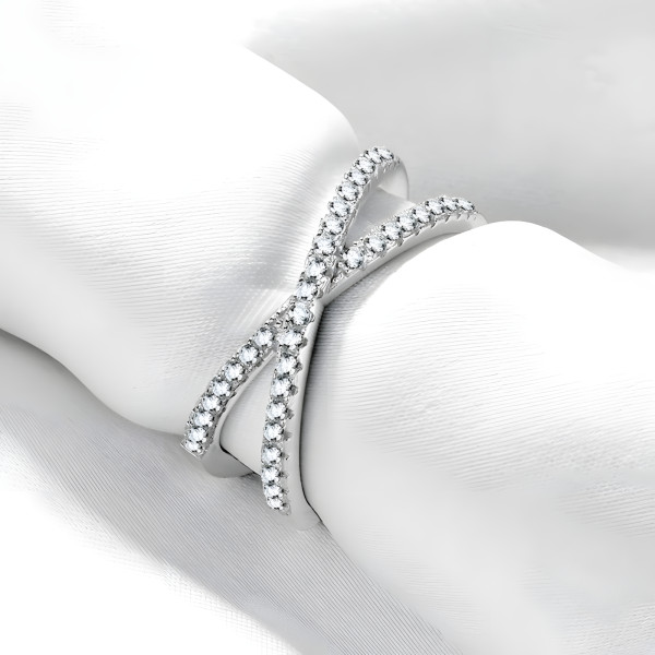 Anello Amor Cuore Anello Da Donna In Argento Sterling 925 Con Cuore E
