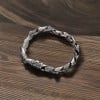 Zilveren gedraaide Keltische Vikingarmband voor heren