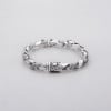 Bracelet homme argent torsade motif celtique viking