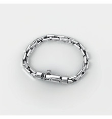 Bracciale in argento a catena marina