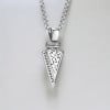 Pendentif celtique anneau runes vikings acier