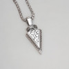 Pendentif celtique anneau runes vikings acier