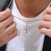 Pendentif homme croix celtique acier