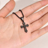 Pendentif homme croix celtique acier
