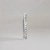 Pendentif celtique barre runes vikings acier