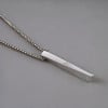 Pendentif celtique barre runes vikings acier
