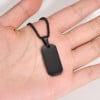 Pendentif acier plaque militaire Dogtag personnalisable