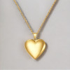 Pendentif acier coeur photo personnalisable