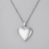 Pendentif acier coeur photo personnalisable