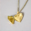 Pendentif acier coeur photo personnalisable