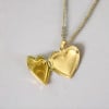 Pendentif acier coeur photo personnalisable
