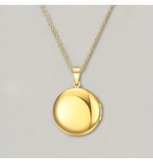 Pendentif Rond Personnalisable en Acier Inoxydable – Écrin secret pour photo et gravure offerte